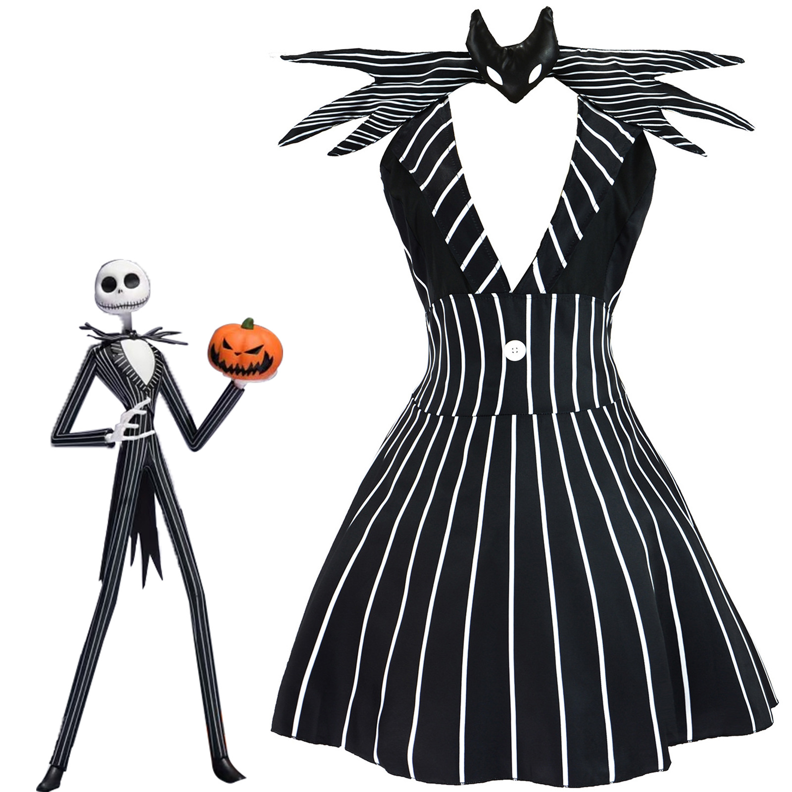 Women'S Vacation Accessories - The Nightmare Before Christmas Cosplay Outfit,