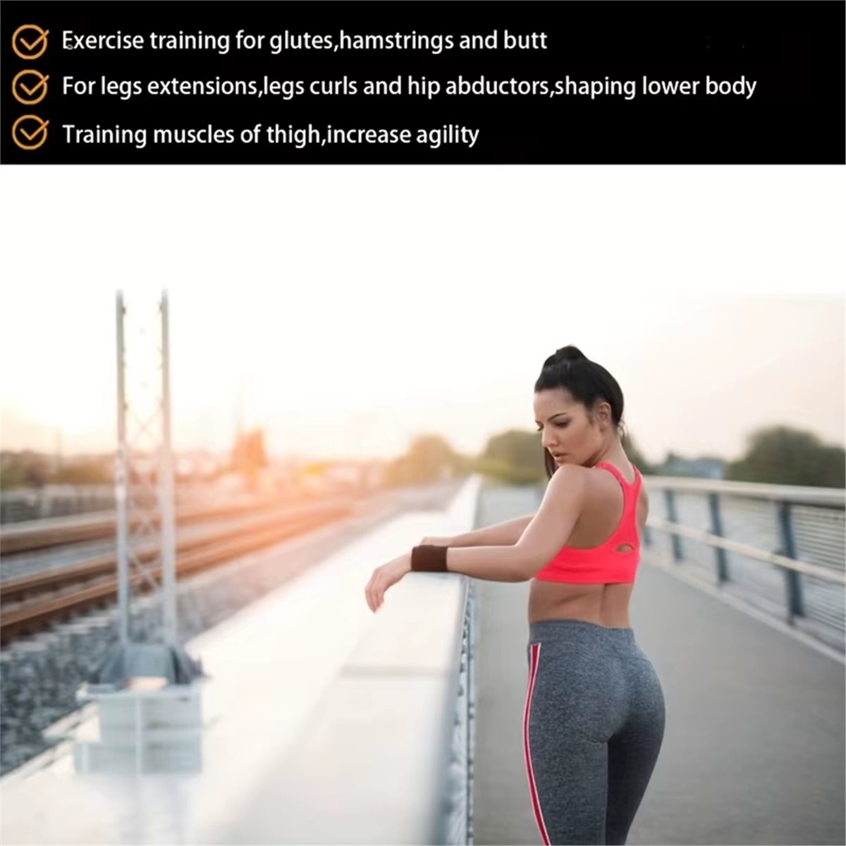 Women'S Exercise Accessories - ABPF 2 Pcs Thigh Strap Adjustable