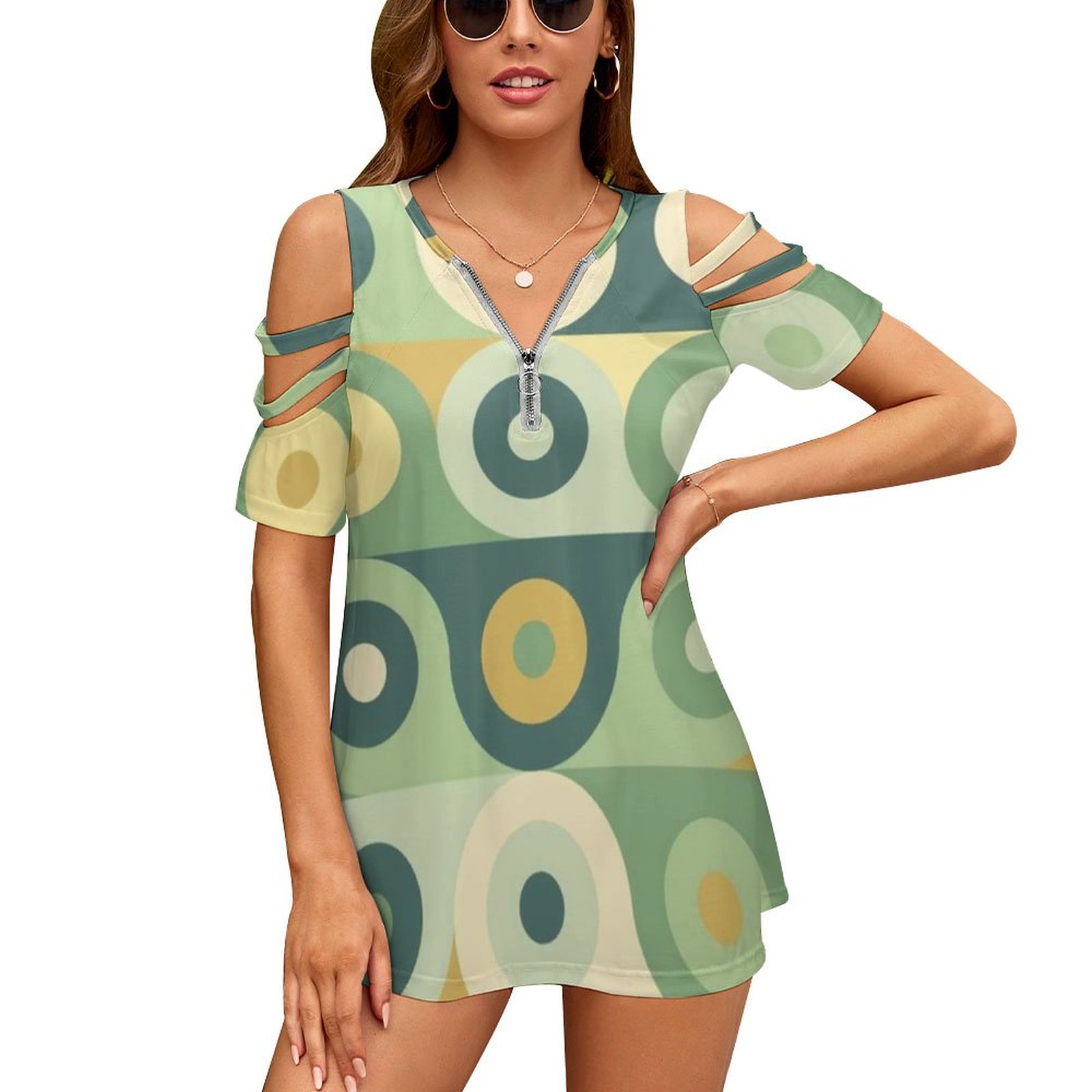 Groovy 70's Pattern Women Zipp - Women'S Accessories In The 60S ulasan dan harga