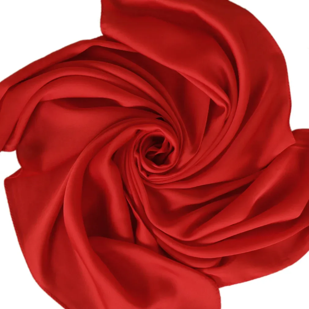 Satin Scarf Women 70cm Solid C - Women'S Accessories For Neck ulasan dan harga