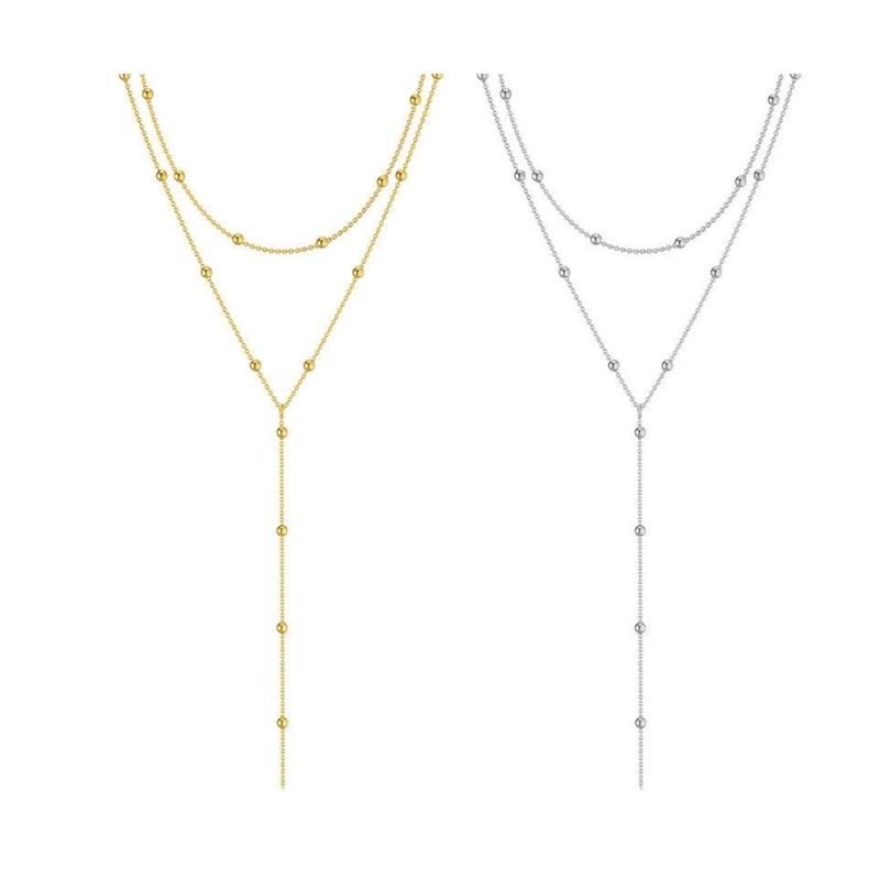J78F Stylish Multiple Strand C - Women'S Accessories For Formal Wear ulasan dan harga