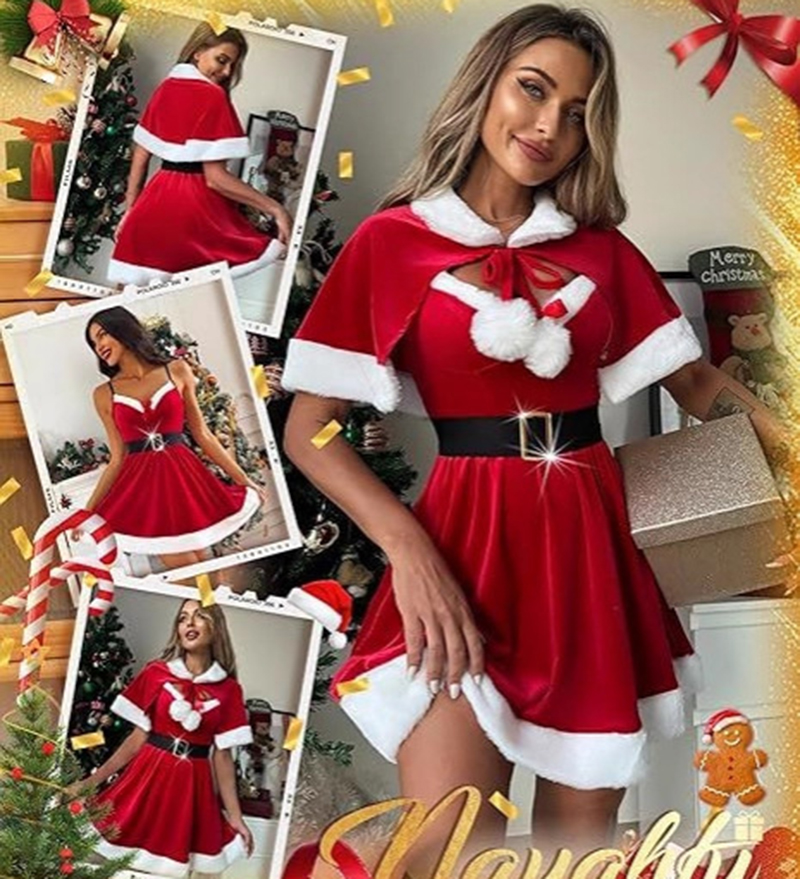 Santa Claus Costume Christmas  - Women'S Vacation Accessories ulasan dan harga