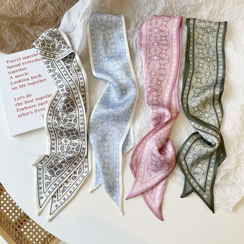Set Series Silk Satin Scarf Wo - Women'S Accessories For Neck ulasan dan harga