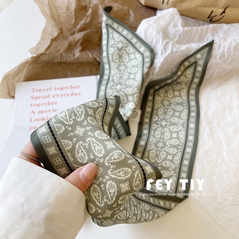 Set Series Silk Satin Scarf Wo - Women'S Accessories For Neck ulasan dan harga