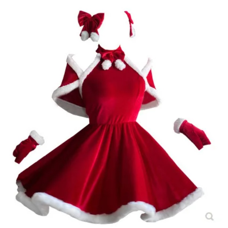 Christmas Cosplay Costume Dres - Women'S Vacation Accessories ulasan dan harga