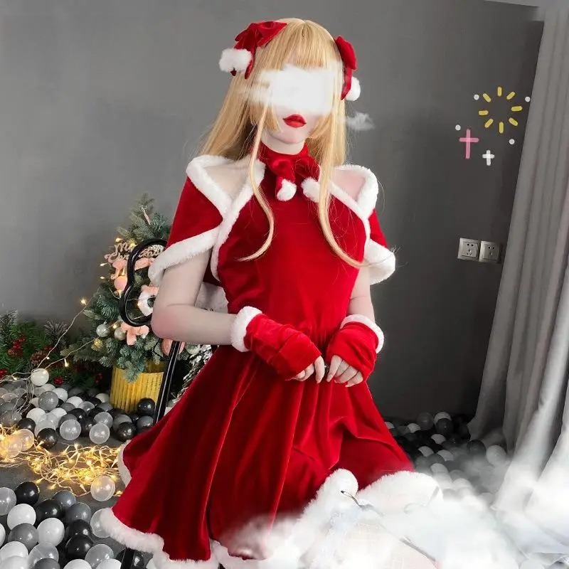 Christmas Cosplay Costume Dres - Women'S Vacation Accessories ulasan dan harga