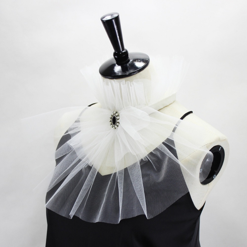 Vintage Court Style Stand Coll - Women'S Accessories For Neck ulasan dan harga