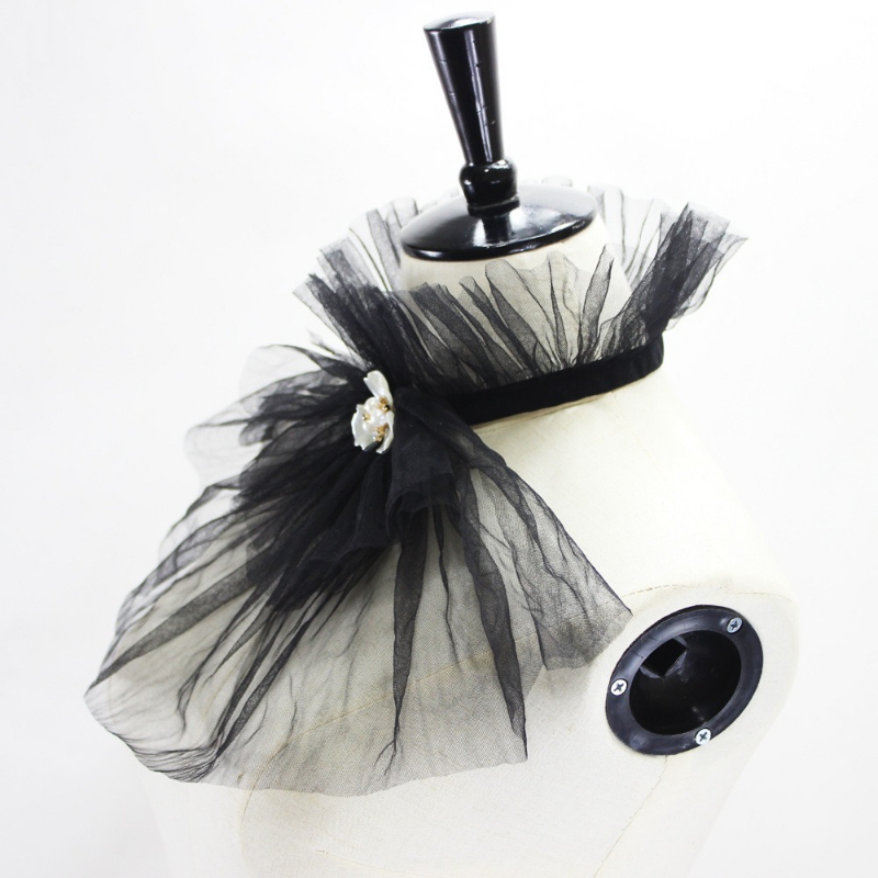 Vintage Court Style Stand Coll - Women'S Accessories For Neck ulasan dan harga