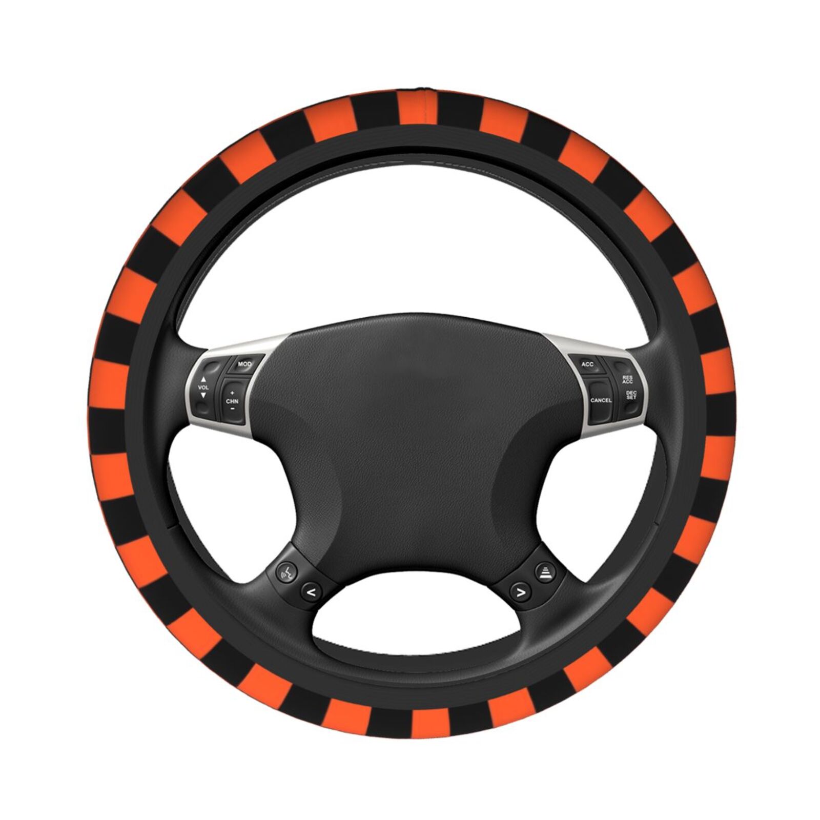 Black and Orange Grid Print St - Women'S Accessories Vans ulasan dan harga