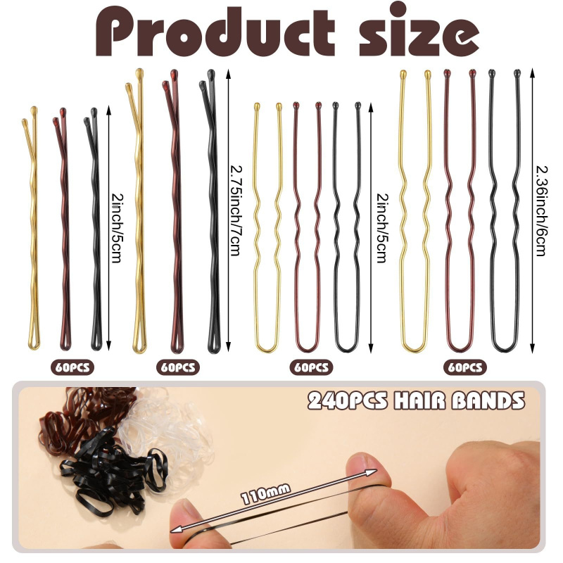 480Pcs Per Box Hair Styling Ac - Women'S Formal Accessories ulasan dan harga