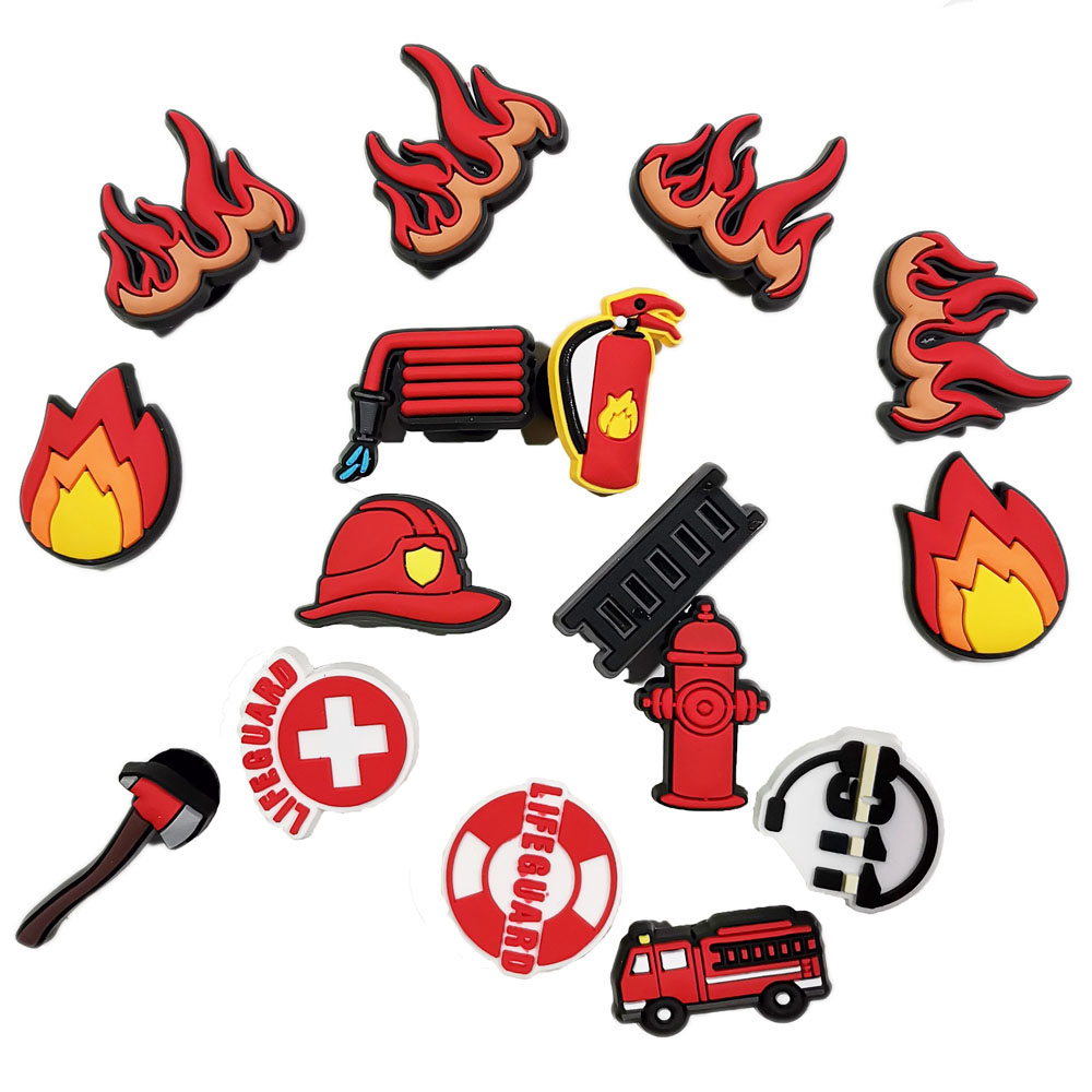 Fireman Shoe Charms for Crocs  - Women'S Accessories Crocs ulasan dan harga