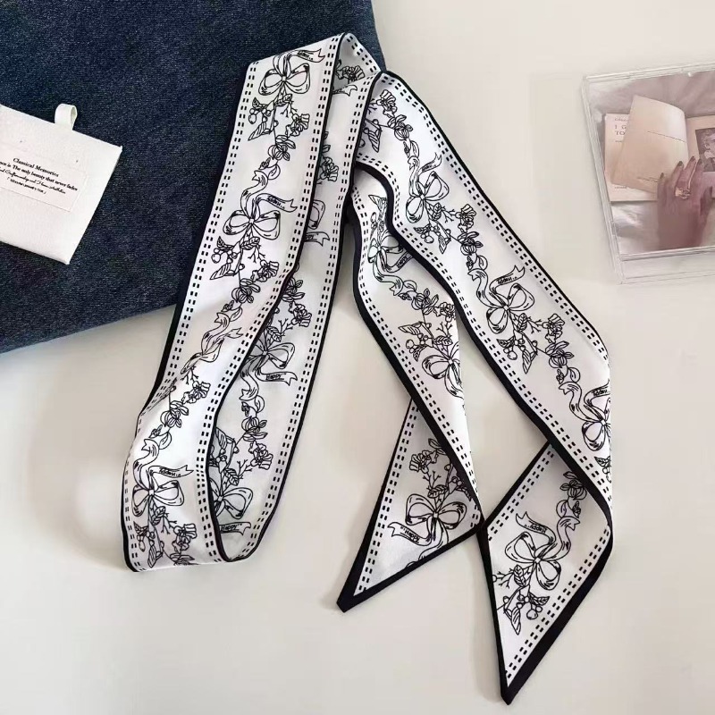 Black White Double Sided Paisl - Women'S Accessories For Neck ulasan dan harga
