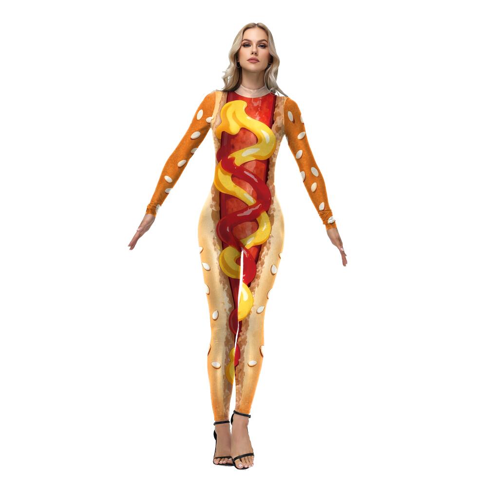 Funny Hot Dog Costume Sausage  - Women'S Vacation Accessories ulasan dan harga