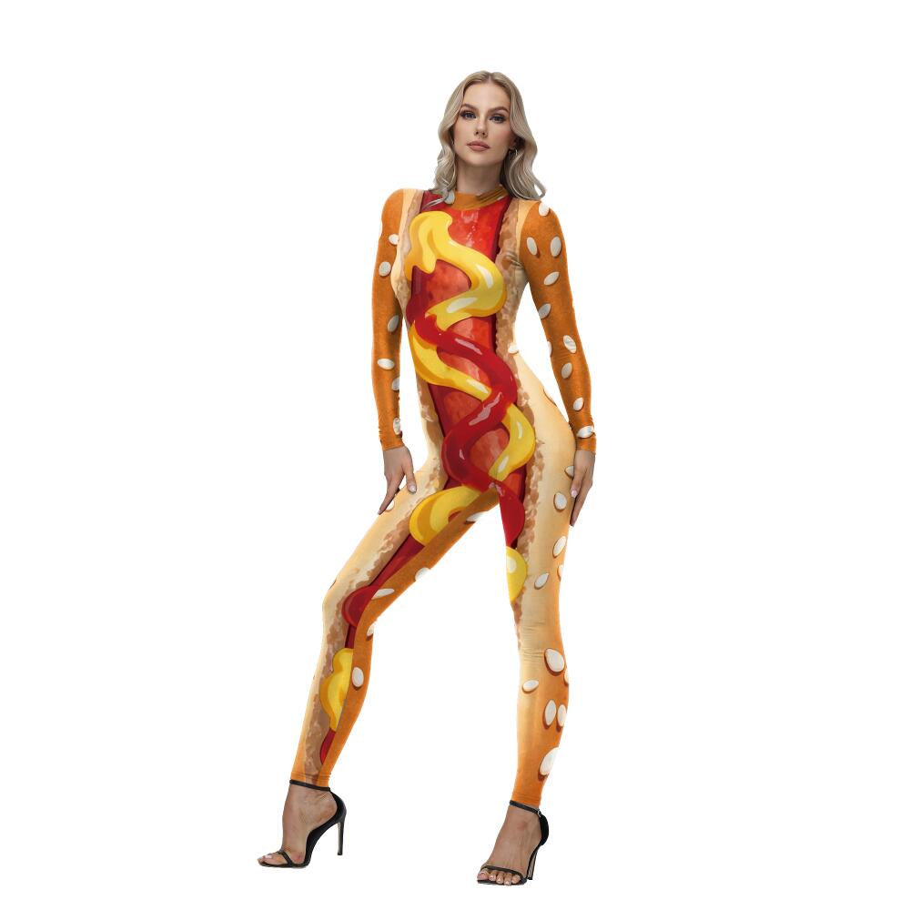 Funny Hot Dog Costume Sausage  - Women'S Vacation Accessories ulasan dan harga