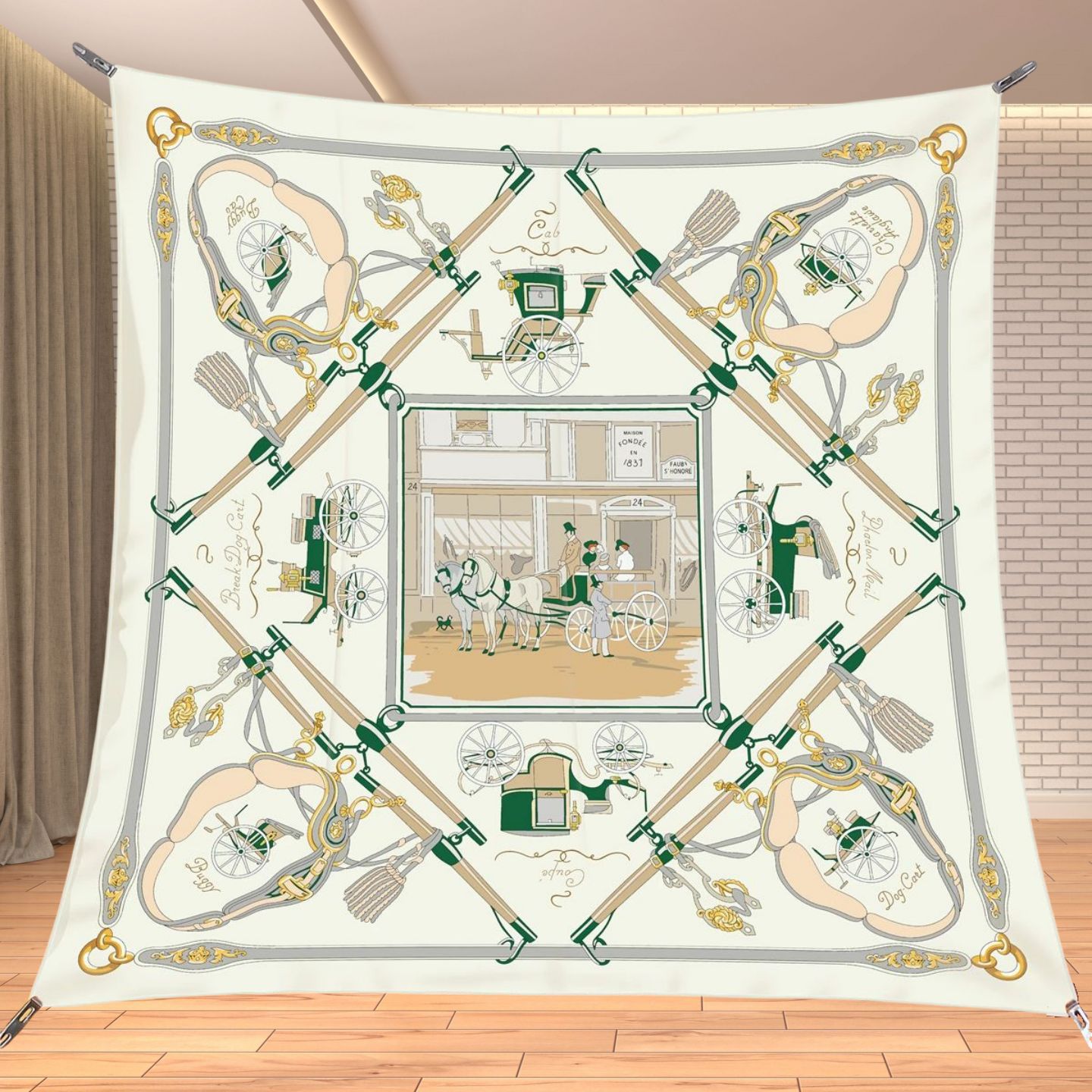 90cm Twill Silk Like Square Sc - Women'S Accessories For Neck ulasan dan harga