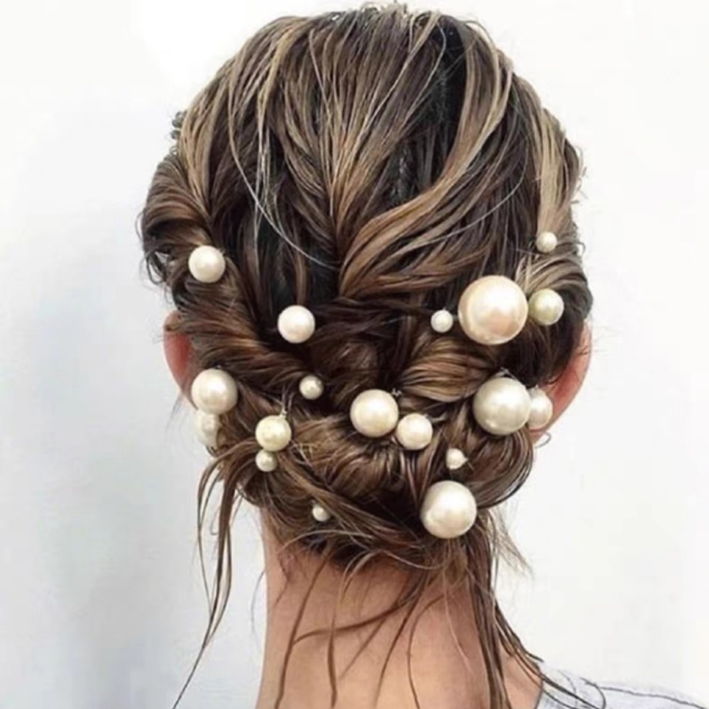 Pearl Crystal Hair Pins Comb S - Women'S Formal Accessories ulasan dan harga
