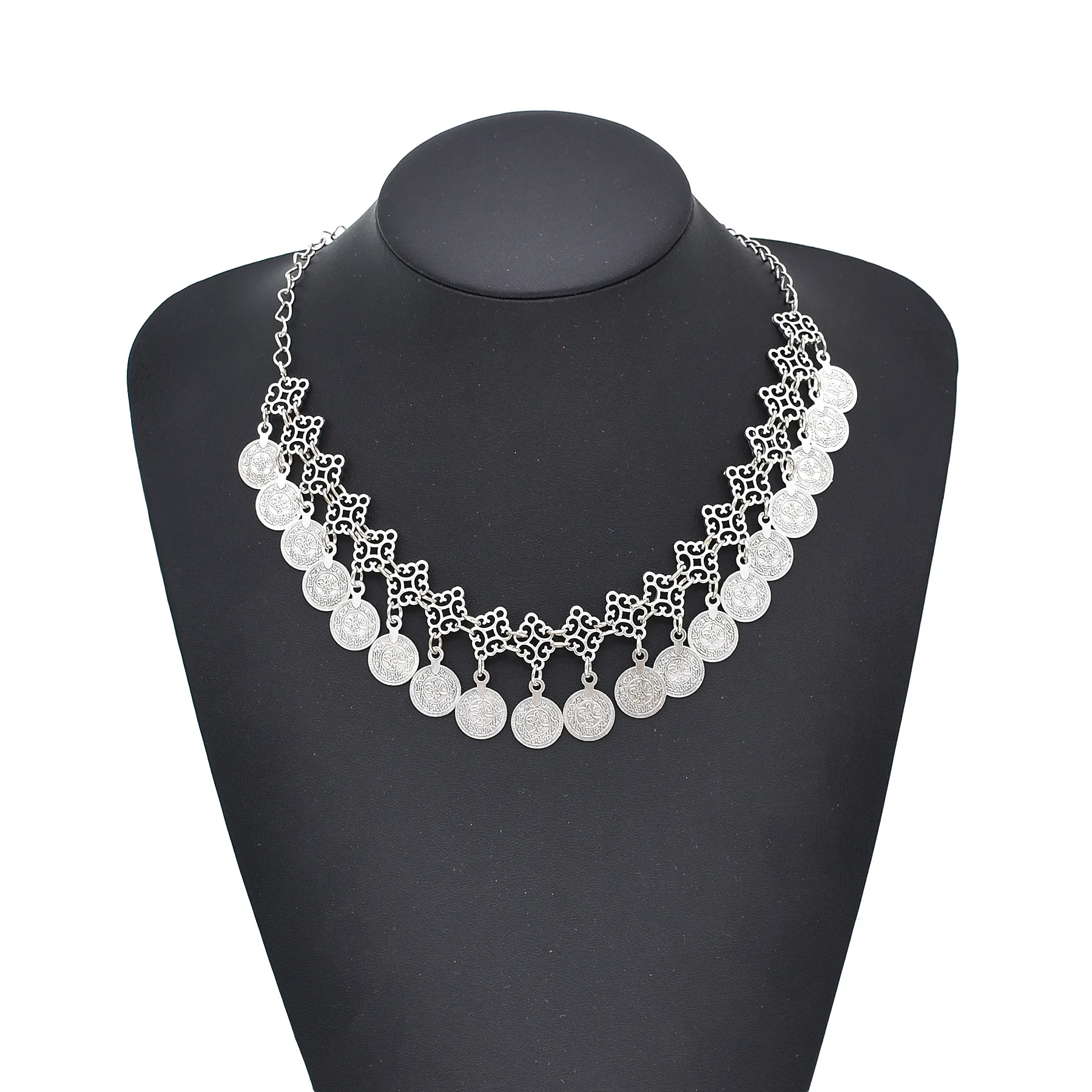 Vintage Coins Pendant Necklace - Women Accessories Pakistan ulasan dan harga