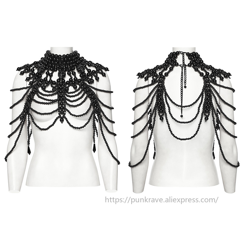 PUNK RAVE Women's Gothic Skull - Women'S Accessories For Neck ulasan dan harga