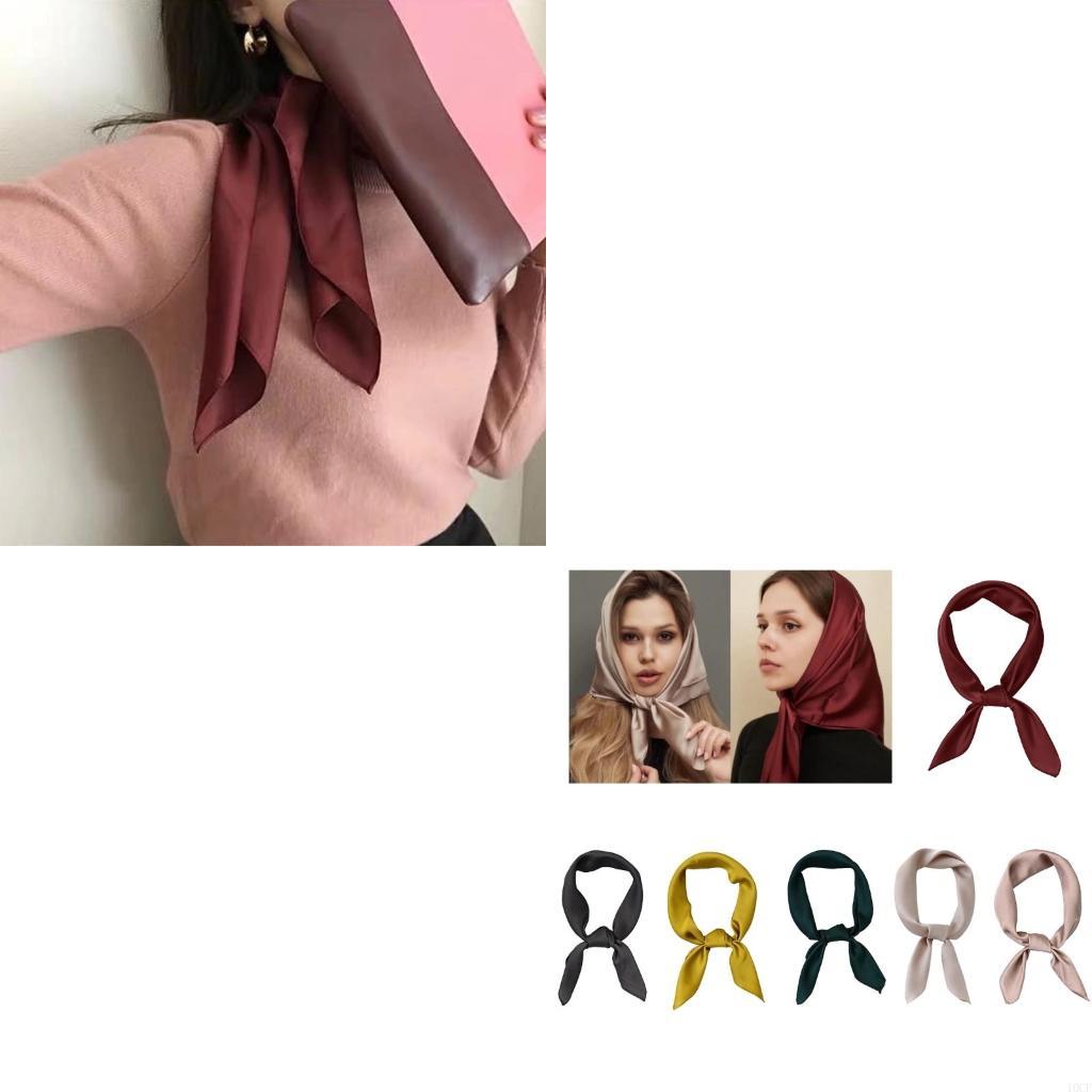 Imitation Silk Scarf Soft And  - Women'S Accessories For Formal Wear ulasan dan harga