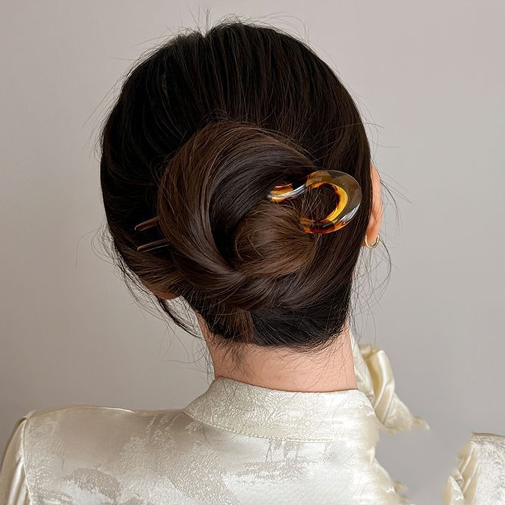 U-Shaped Hair Fork Fashion Tor - Women'S Formal Accessories ulasan dan harga