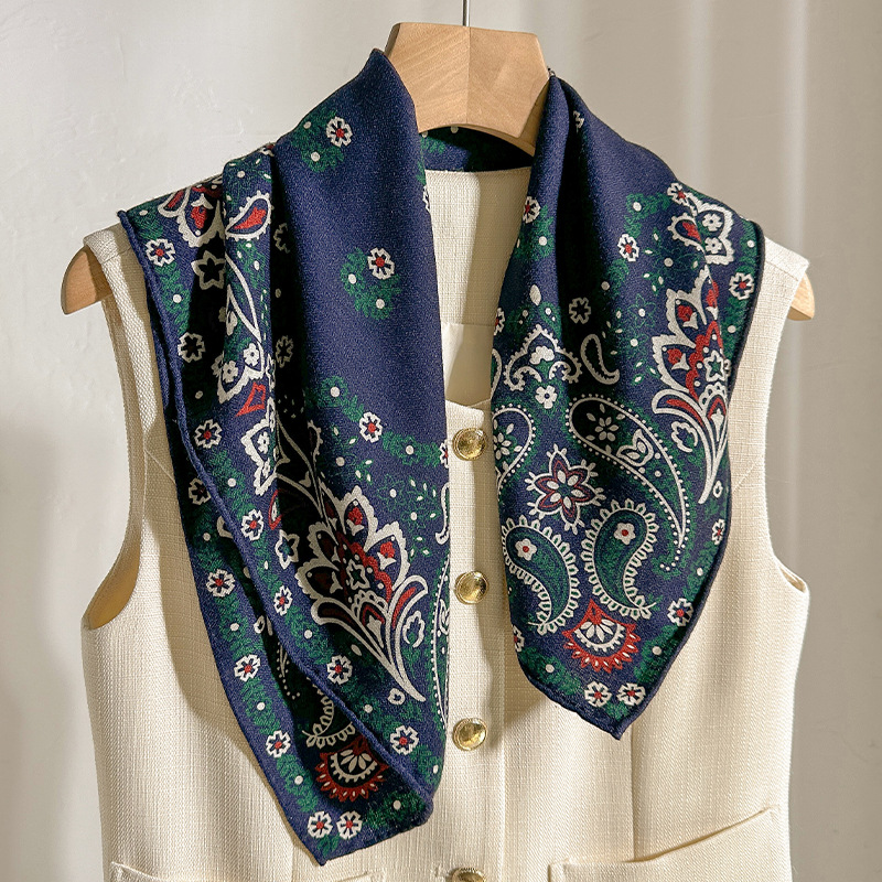 70% Wool 30% Silk Scarf Women  - Women'S Accessories For Neck ulasan dan harga