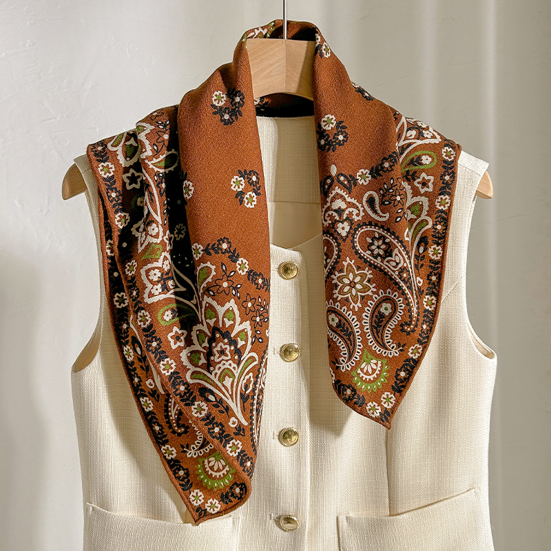 70% Wool 30% Silk Scarf Women  - Women'S Accessories For Neck ulasan dan harga