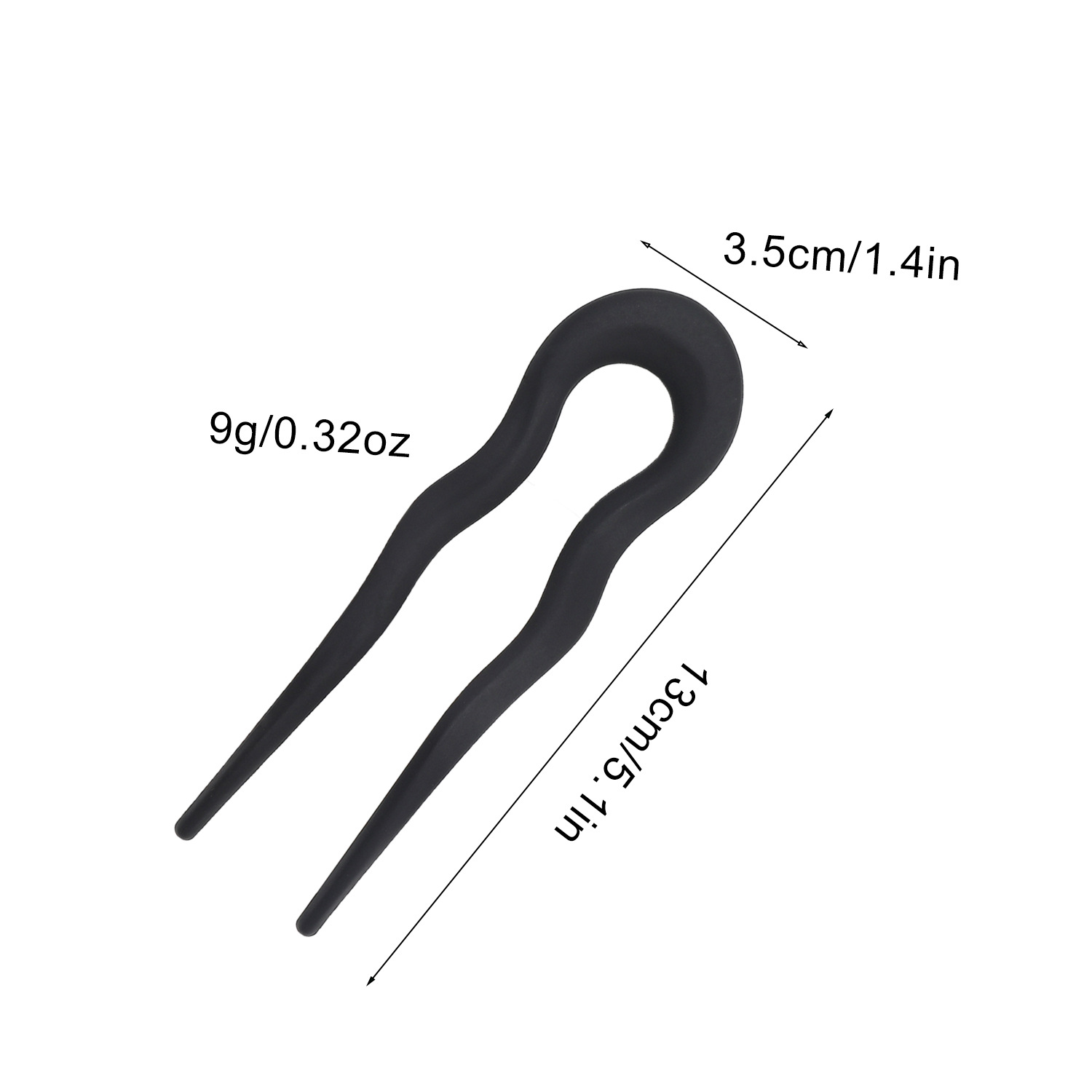 1/4pcs Simple Frosted U-Shaped - Women'S Formal Accessories ulasan dan harga