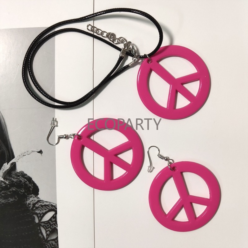 Fashion Hippie Costume Set 60s - Women'S Accessories In The 60S ulasan dan harga