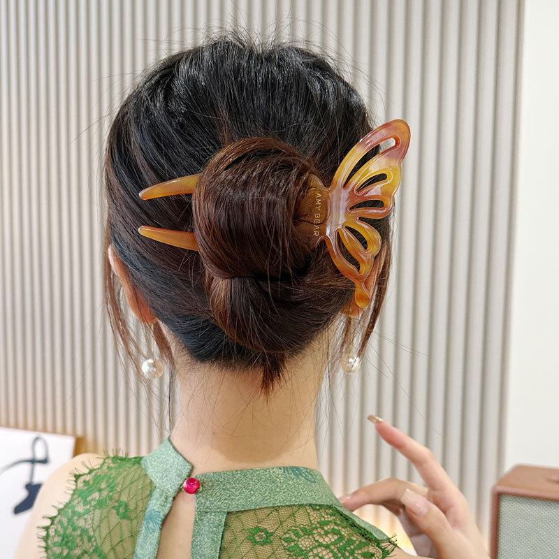 Elegant Acetic Acid Butterfly  - Women'S Formal Accessories ulasan dan harga