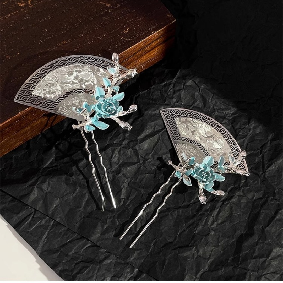 New Chinese-Style Fan-Shaped H - Women'S Vacation Accessories ulasan dan harga