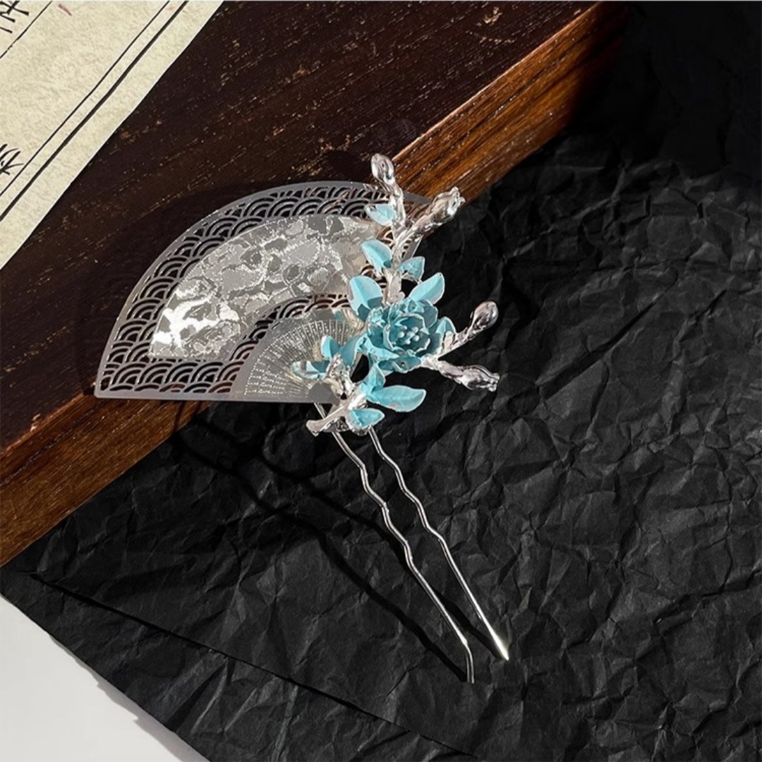 New Chinese-Style Fan-Shaped H - Women'S Vacation Accessories ulasan dan harga
